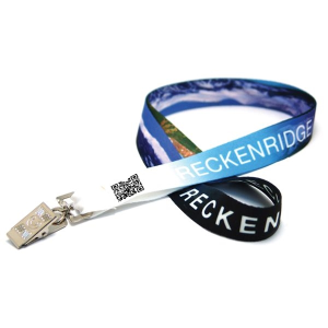 Digitally Sublimated QR Lanyard