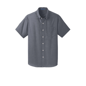 Port Authority® Short Sleeve SuperPro Oxford Shirt - Men's