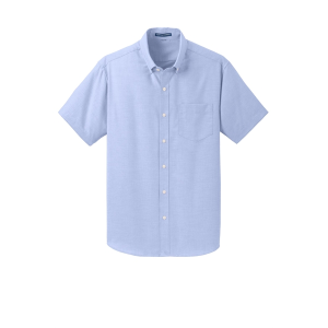 Port Authority® Short Sleeve SuperPro Oxford Shirt - Men's
