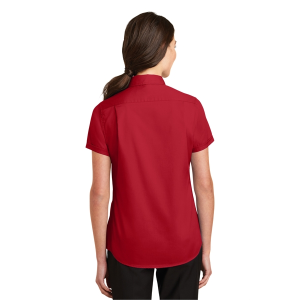Port Authority Women's Short Sleeve SuperPro Twill Shirt.