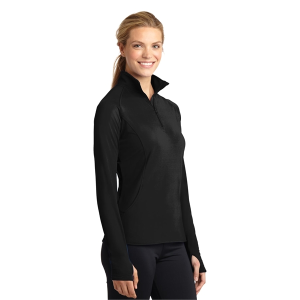 Sport-Tek® Ladies Sport-Wick® Stretch 1/2-Zip Pullover