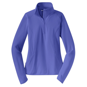 Sport-Tek® Ladies Sport-Wick® Stretch 1/2-Zip Pullover