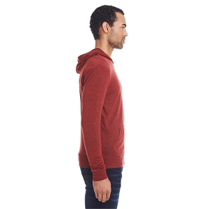 Threadfast Apparel Unisex Triblend Full-Zip Light Hoodie