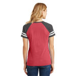 District Women's Game V-Neck Tee.