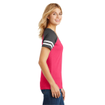 District Women's Game V-Neck Tee.
