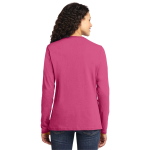 Port & Company Women's Long Sleeve Core Cotton Tee.