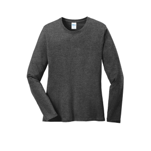 Port & Company Women's Long Sleeve Core Cotton Tee.