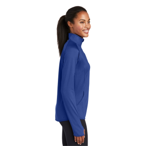 Sport-Tek® Ladies Sport-Wick® Stretch 1/2-Zip Pullover