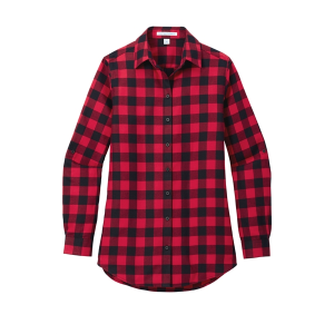 Port Authority Women's Plaid Flannel Tunic .