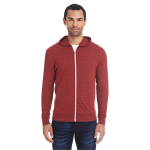 Threadfast Apparel Unisex Triblend Full-Zip Light Hoodie