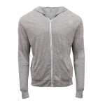 Threadfast Apparel Unisex Triblend Full-Zip Light Hoodie