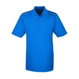 CORE365 Men's Radiant Performance Pique Polo with Reflective Piping