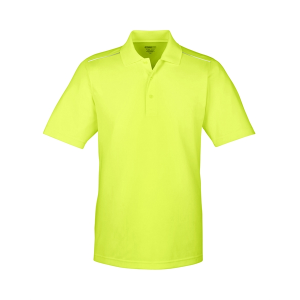 CORE365 Men's Radiant Performance Pique Polo with Reflective Piping