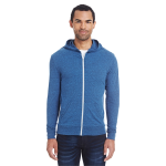 Threadfast Apparel Unisex Triblend Full-Zip Light Hoodie