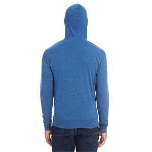 Threadfast Apparel Unisex Triblend Full-Zip Light Hoodie