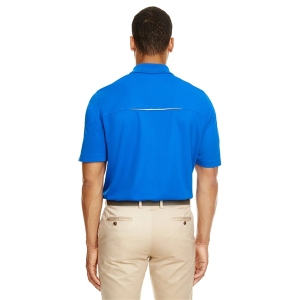 CORE365 Men's Radiant Performance Pique Polo with Reflective Piping