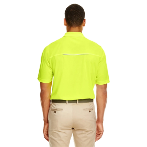 CORE365 Men's Radiant Performance Pique Polo with Reflective Piping