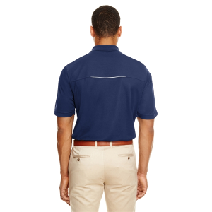 CORE365 Men's Radiant Performance Pique Polo with Reflective Piping