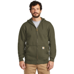 Carhartt Midweight Hooded Zip-Front Sweatshirt.