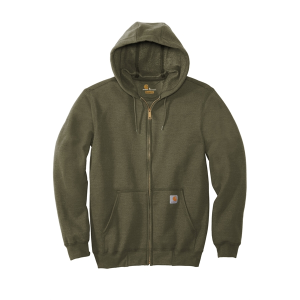 Carhartt Midweight Hooded Zip-Front Sweatshirt.