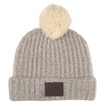 Grace Collection Pom Beanie With Cuff