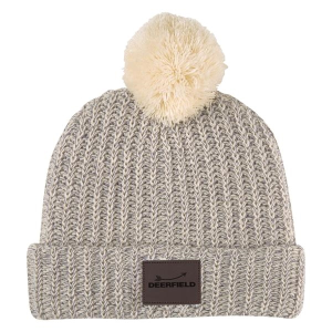 Grace Collection Pom Beanie With Cuff