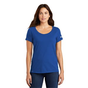 Nike Women's Dri-FIT Cotton/Poly Scoop Neck Tee.