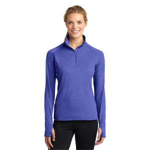 Sport-Tek® Ladies Sport-Wick® Stretch 1/2-Zip Pullover